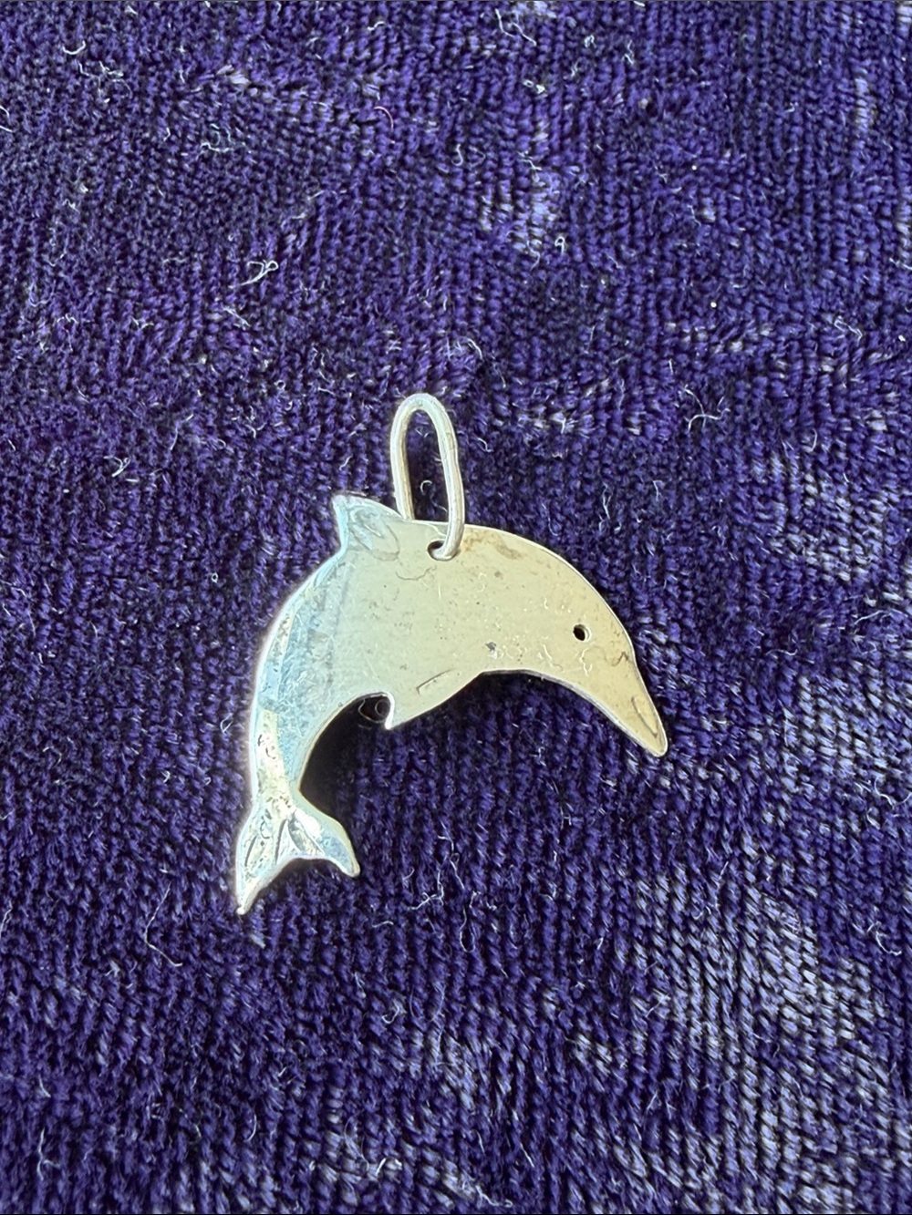 925 Sterling Silver Dolphin Pendant Charm